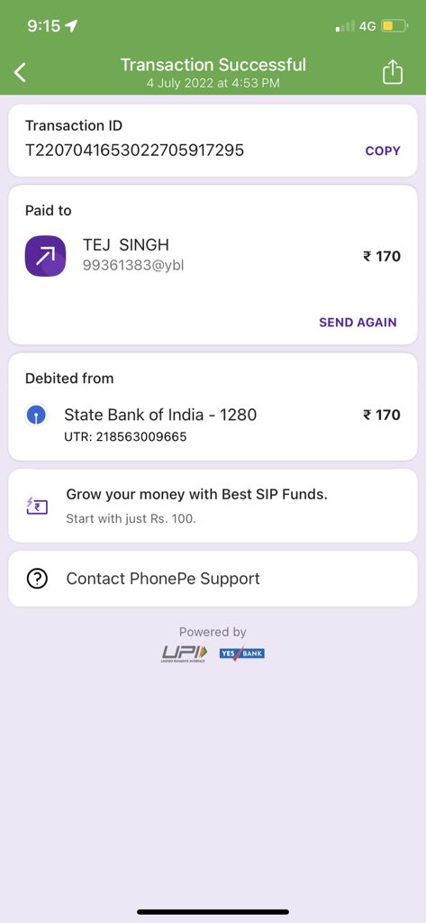VodkaQueer's tweet photo. @ola_supports Why am I being charged twice for a ride when I paid the driver via PhonePe? https://t.co/rTh6CDSvrm