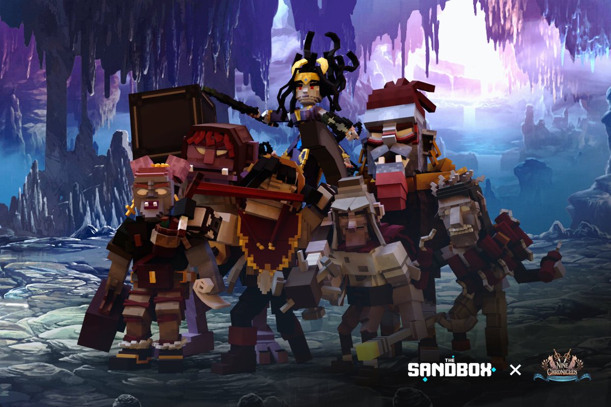 NineChronicles's tweet photo. 👀 Sneak-peek 👀
Come see these motley crew from World 6 #Jotunheim 🤩 What do you say?! 🔥This Awesome collaboration between #NineChronicles X #TheSandbox is on the way.🔥 https://t.co/YoDOtohpjq