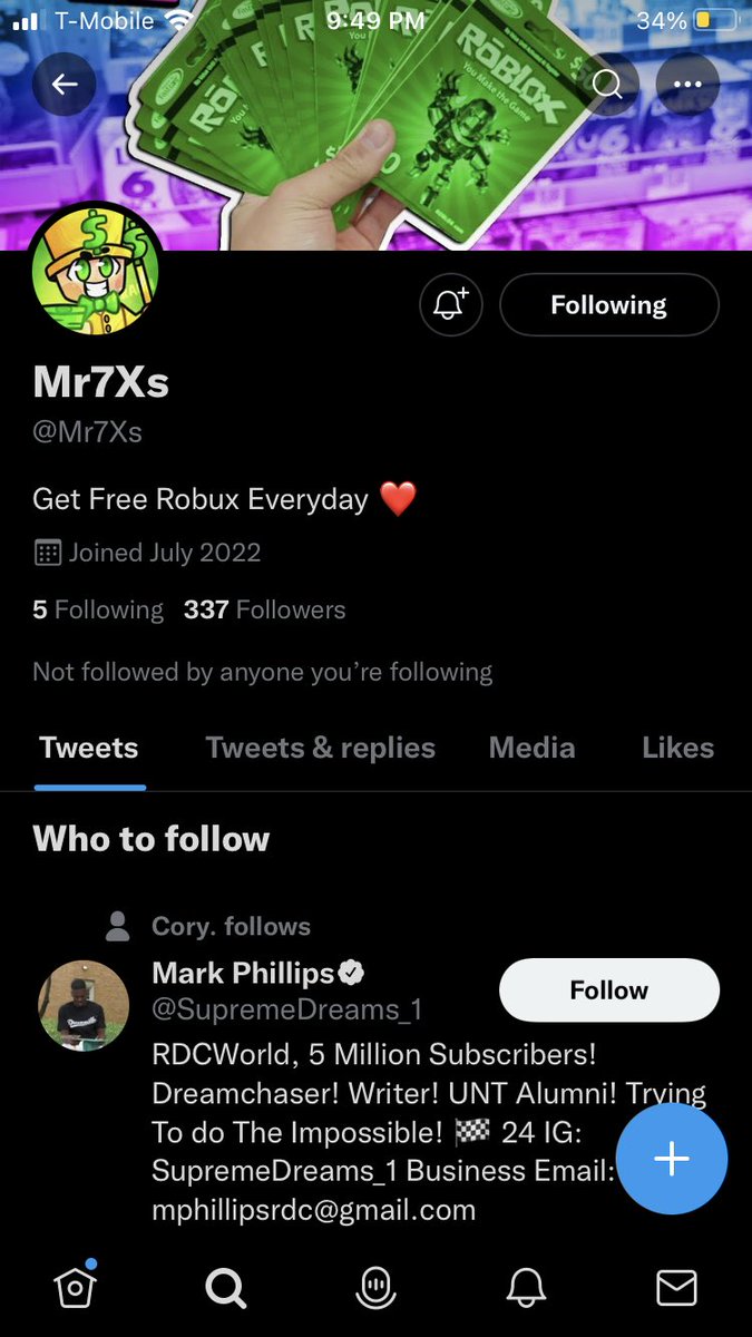 Michael0cassidy's tweet photo. @KingsRobux @Mr7Xs Done I really hope I win https://t.co/Cxov8kAs5t