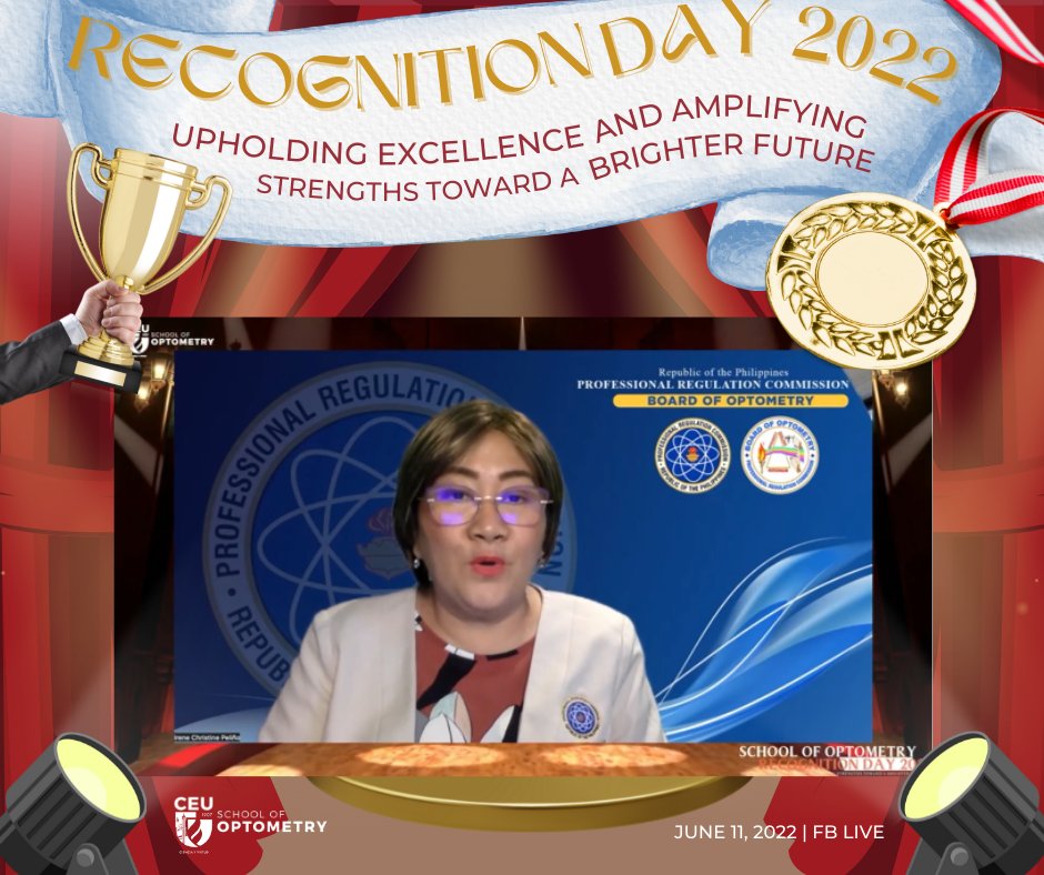 CEU_OSC's tweet photo. It showcased not only the victory of Optometry Students in Academic and Non-academic fields 🥇, but also the talents of each one in the School of Optometry through special performances 🎶💃🕺We were also graced by Dr. Irene Peliño who shared her inspiring speech as our speaker ✨ https://t.co/E8YXxixHEV