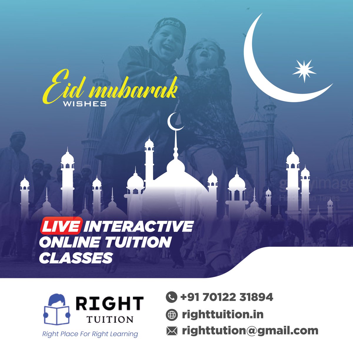 𝐄𝐈𝐃 𝐌𝐔𝐁𝐀𝐑𝐀𝐊 𝐖𝐈𝐒𝐇𝐄𝐒
𝐋𝐈𝐕𝐄 𝐈𝐍𝐓𝐄𝐑𝐀𝐂𝐓𝐈𝐕𝐄 𝐎𝐍𝐋𝐈𝐍𝐄 𝐓𝐔𝐈𝐓𝐈𝐎𝐍 𝐂𝐋𝐀𝐒𝐒𝐄𝐒

👉Call: 7012231894
👉Mail: Righttuition@gmail.com
👉Website: righttuition.in

#onlinetuition #tuitiononline #onlinemathstuition #onlineenglishtuition #onlinelear