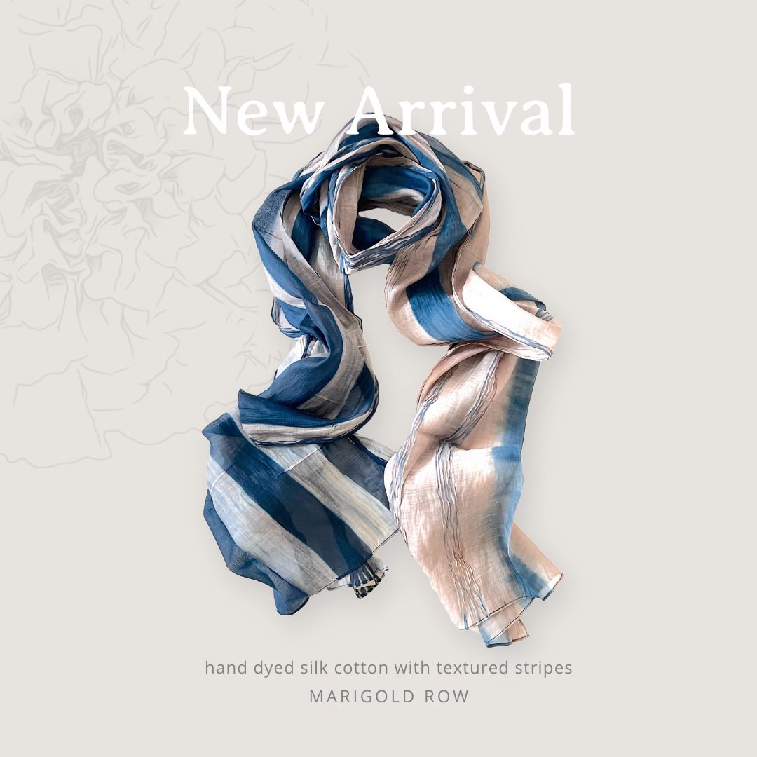 MarigoldRow's tweet photo. Hand dyed textured striped cotton scarf. Very unusual and very beautiful’!
.
.
.
#handdyed #handcrafted #summer #cotton #scarf #scarves #accessories #finetextiles #onlineshop #womensfashion https://t.co/lbLNrWwYPV