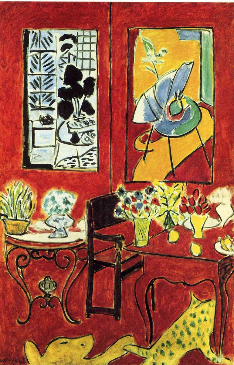 Interior rojo grande, 1948, Henri Matisse