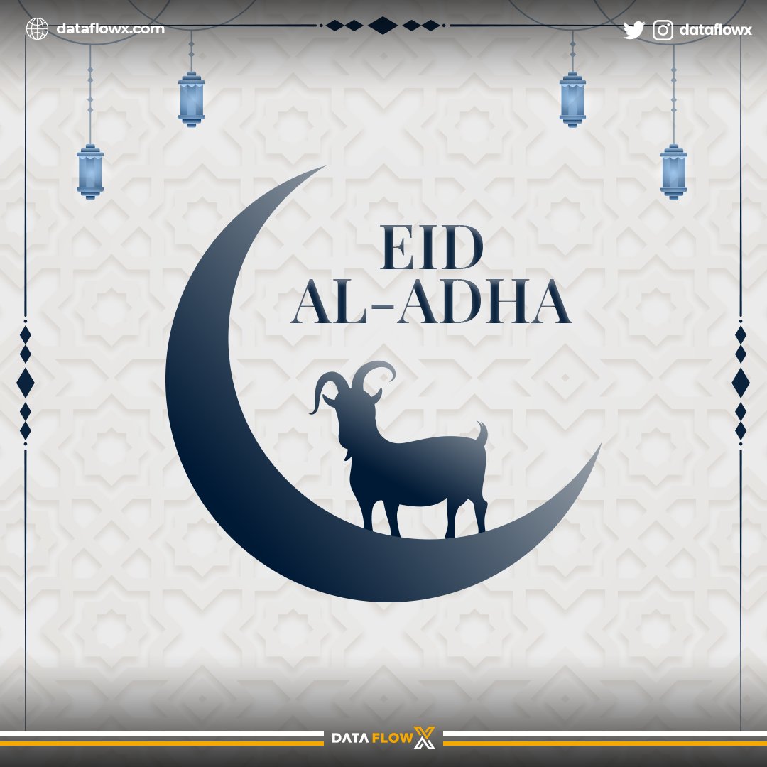 DataFlowX's tweet image. DataFlowX congratulates and wishes everyone good luck on Eid-al-Adha!