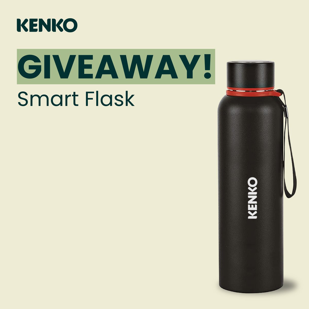 yourkenkohealth's tweet photo. (1/n) Giveaway Alert! 🥤
Enter our #giveaway and five lucky winners can own this. Read more 👇🏻
Get a smart flask when all you gotta do is like, save and comment… Five lucky winners can own this. https://t.co/nW1Zz06ddu