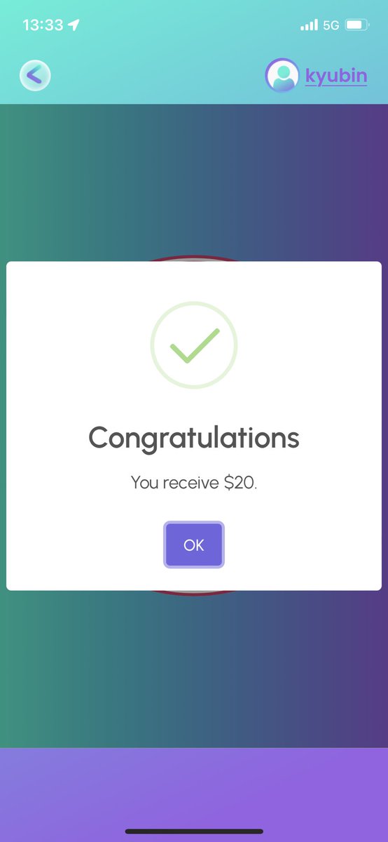 kyubin_Cry's tweet image. #hyperwalk
20ドル当たった！！！🙌