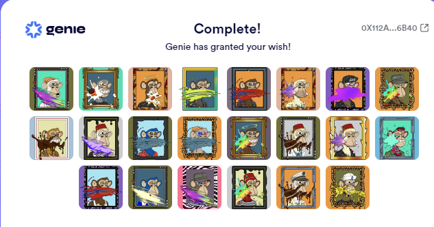 ApeMonalisa's tweet image. Bought back 22 PCAC under 0.1 ... Say gdbye to our lovely apes, these #PCAC will be burned forever ...