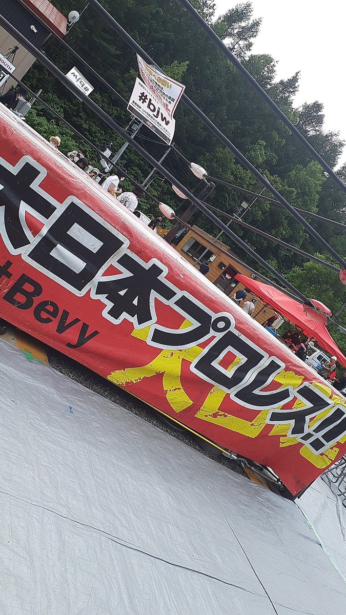 人生初のプロレス観戦🔥
#bjw