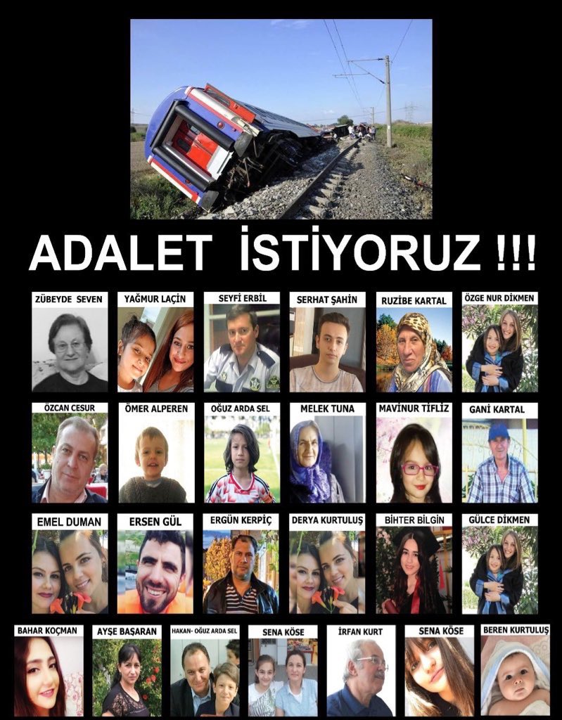 misra_oz's tweet photo. Bayram sabahında alnınızı koyduğunuz secdede annelerin ahları, evlatlarınıza öptürdüğünüz ellerinizde 7’si çocuk 25 insanımızın kanı, bayram sofralarınızda her birimizin göz yaşı var.
Bizlere reva gördüğünüz ömürlere muhtaç olduğunuz nice bayramlarınız olsun.
#Çorlutrenkatliamı https://t.co/diu1ySHdCS