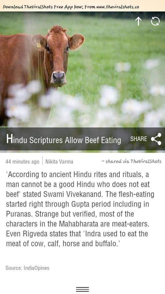 Thanos_pandith's tweet photo. A man cannot be a good hindu who doesn't eat beef .🤷🏻‍♂️
By:-
Swami Vivekanand #BanBakraEid https://t.co/Fi3CMFesCl