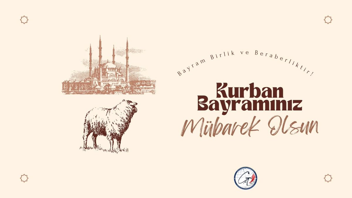 En güzel bayramların en güzel anlıları sadece bugün değil her gün size güzel bir anı olsun! Kurban Bayramınız Mübarek Olsun🐑
#KurbanBayramı #kocatepeüniversitesi