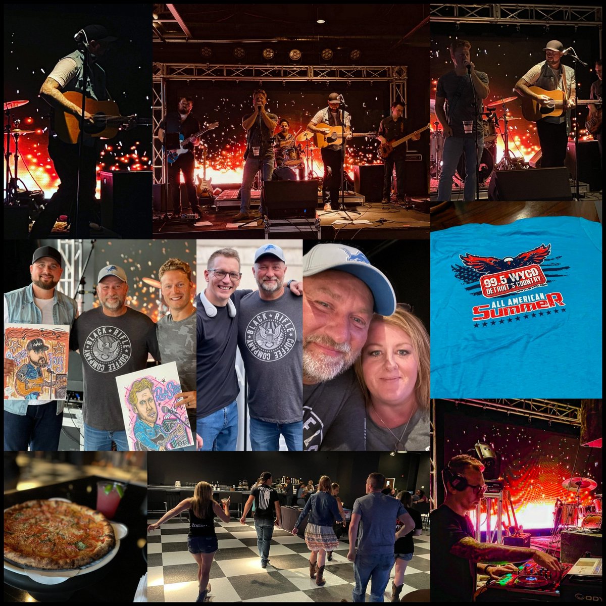 jamesxxcc's tweet photo. A great Friday night! @995WYCD #detroitcountry @RobStoneRadio #RyanJay At the Hub in Novi. https://t.co/97yNZpTEkl