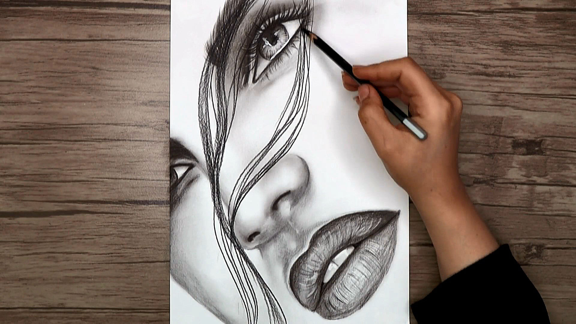 23 girl realistic drawing by nestor canavarro | Image