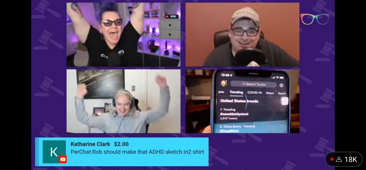 DannaY77's tweet photo. @TheEmilyDBaker @LumberLaw @HoegLaw @IanRunkle The moment Rob is trending #1!!!!💜💜💜🦄🦄🦄💜💜💜 #WoodDaddyStack https://t.co/j6YjdzdnFB