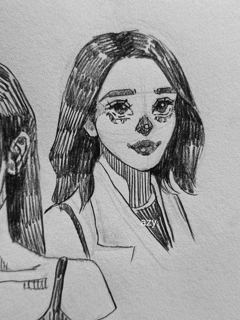 Having fun with sketching pretty women