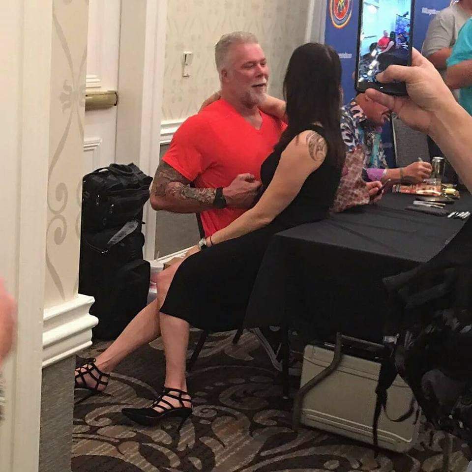 Chyna reunited with long time friend, Happy Birthday to WWE Hall of Famer Kevin Nash Angie TeamChyna 