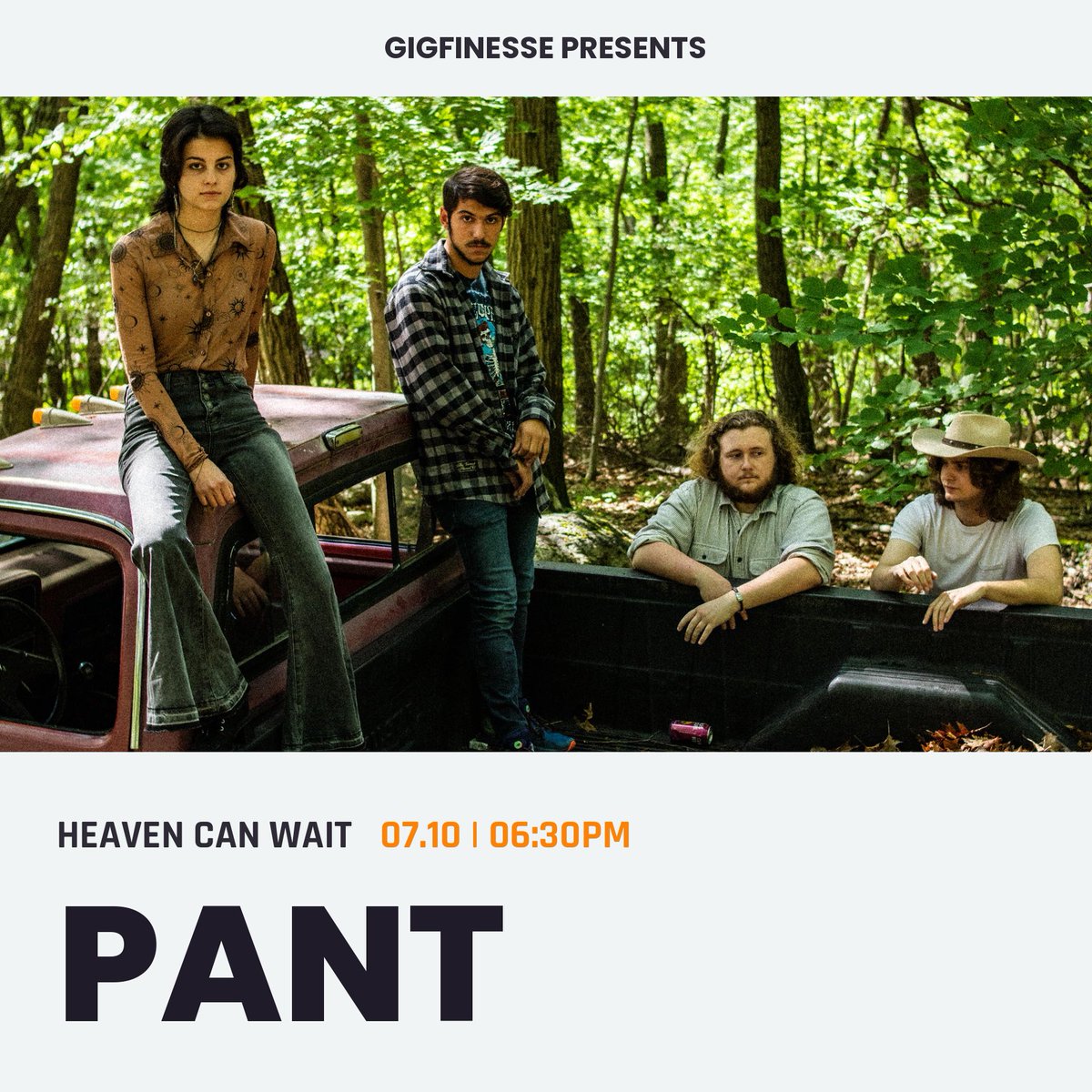 Hey uhhhh, we’re at Heaven Can Wait in NYC on Sunday, July 10th. Buy a ticket??? Get a kiss??? 

ticketweb.com/event/pant-jam…