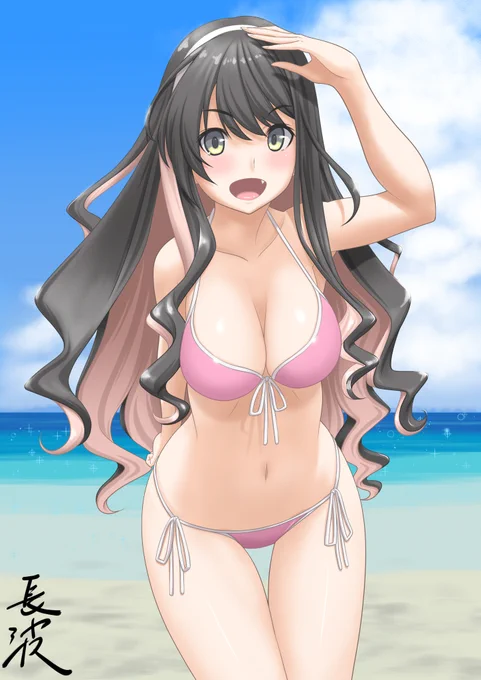 #暑いので水着絵で体温調節する
ちっぱちっぱばーん 