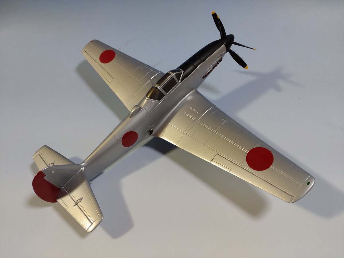 solid_model's tweet image. 川崎キ-64 試作高速戦闘機
縮尺 1/48