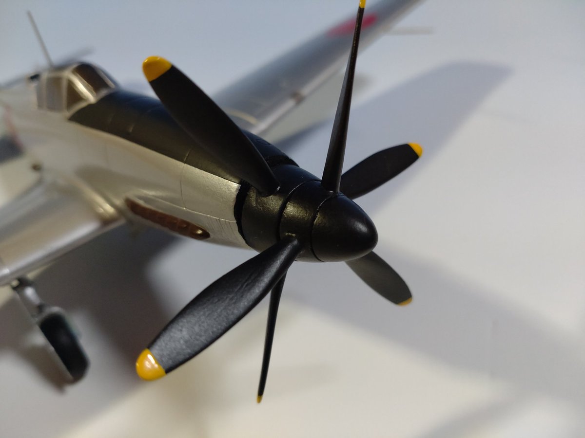 solid_model's tweet image. 川崎キ-64 試作高速戦闘機
縮尺 1/48