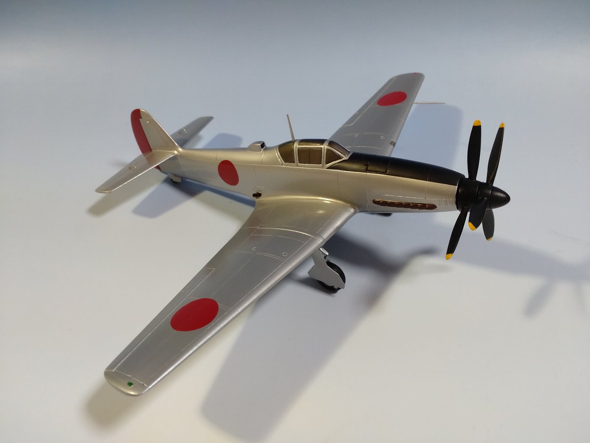 solid_model's tweet image. 川崎キ-64 試作高速戦闘機
縮尺 1/48
