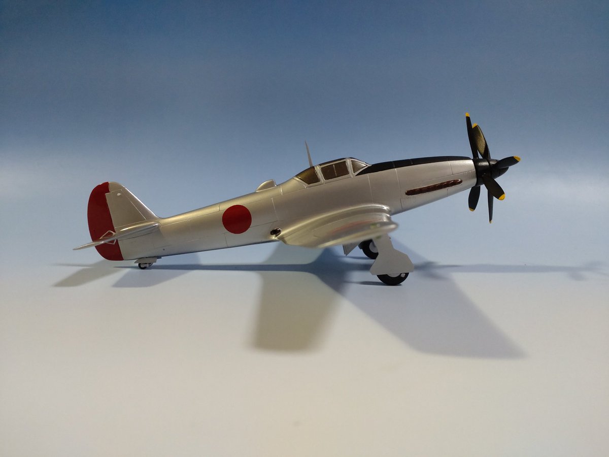 solid_model's tweet image. 川崎キ-64 試作高速戦闘機
縮尺 1/48