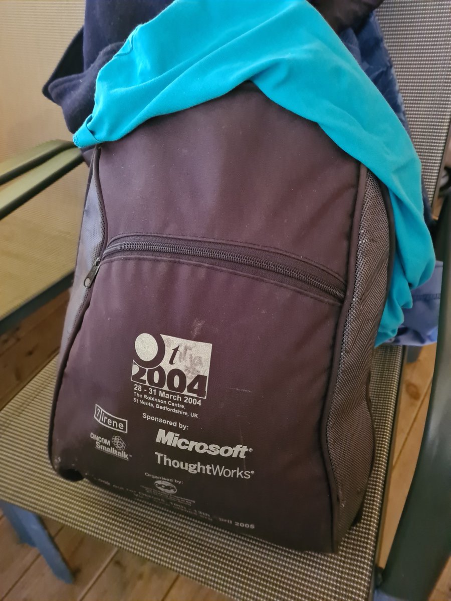 Holiday with the girls. Look what they still use.