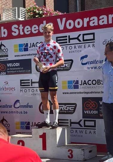 Nicholas Grönlund onnistui loistavasti Belgiassa, junioreiden etappikilpailujen toisella etapilla.Wac Team Jobotenin Teamissa ajava Grönlund oli kuudes. Hän otti myös mäkipaidan päälleen.

procyclingstats.com/race/sint-mart…