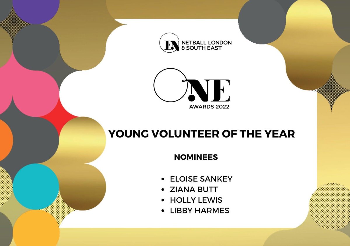 A HUGE good luck to Libby, in Year 12, who has been invited to attend the Netball London and South East One Awards today. She been shortlisted for 'Young Volunteer of the Year' for her amazing contributions to umpiring this year.