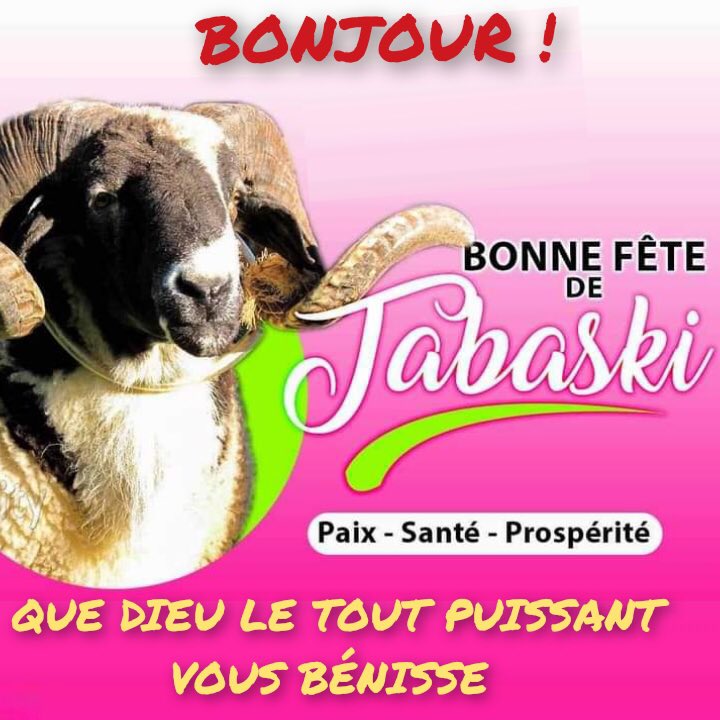 Joyeux Aid el Kebir!