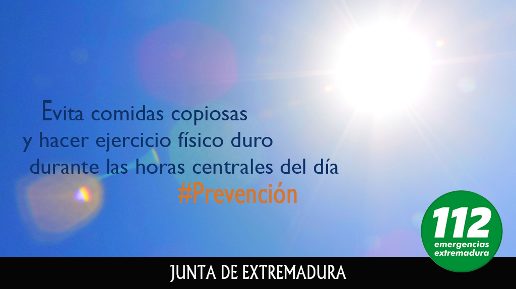 JuntaEx112's tweet photo. #AVISOFMA #ALTASTEMPERATURAS
Desde las 13:00h a las 21:00h del 10 y 11 de Julio de 2022.

🔸Nivel naranja para TODA Extremadura. 

▪️📱 En caso de necesidad contactar con el 112. https://t.co/wynaQ7jS67
