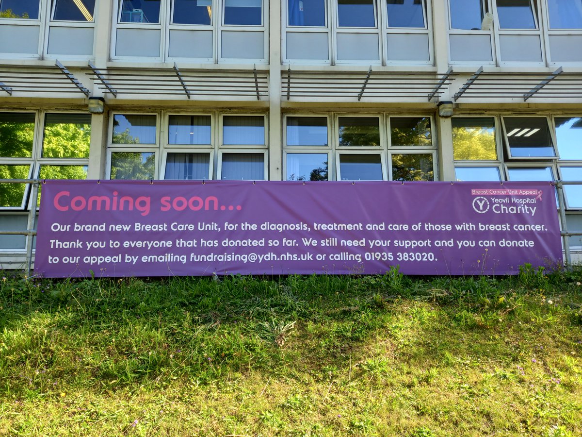 New banner is up!! Our brand new Breast Care unit, coming soon…