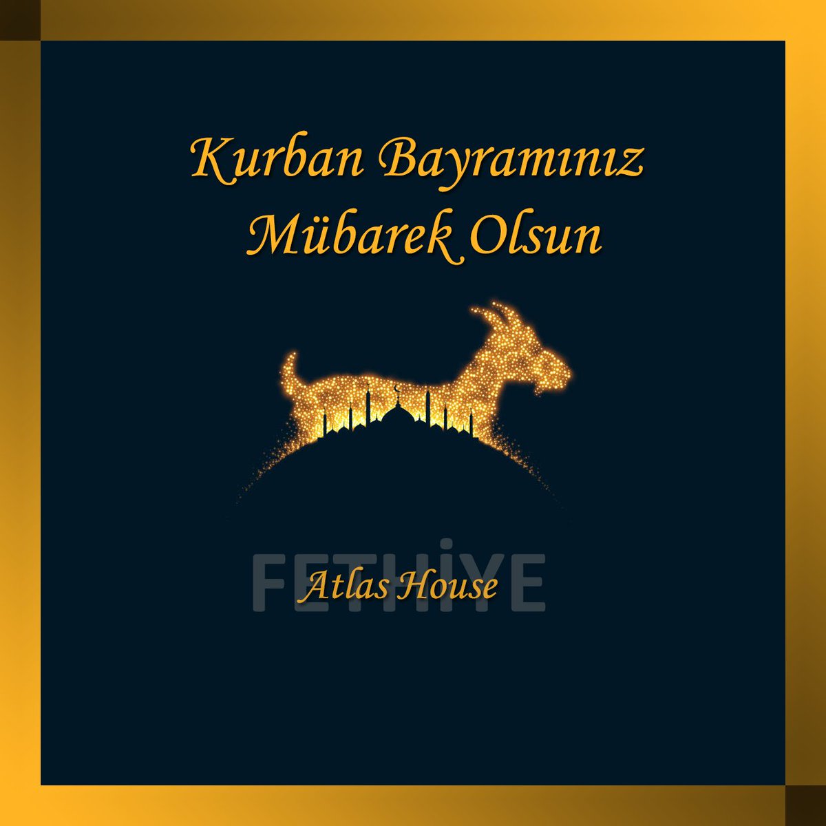 #KurbanBayramı nız mübarek olsun.