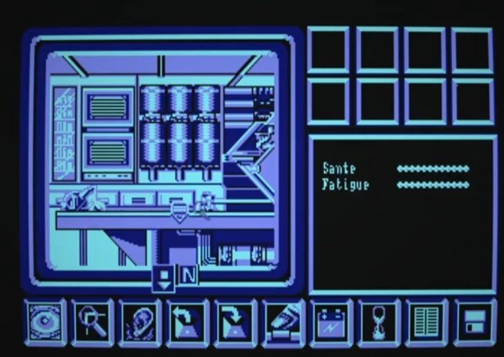 Wolfister_'s tweet photo. #StarTrap de #AmstradCPC llega a #1Juegopordia. Juego francés que me recuerda por su dinámica a Zombie. Mediante iconos nos deberemos de ir moviendo por todos los escenarios en busca de objetos para ir resolviendo puzzles. https://t.co/cYVXhLFATu