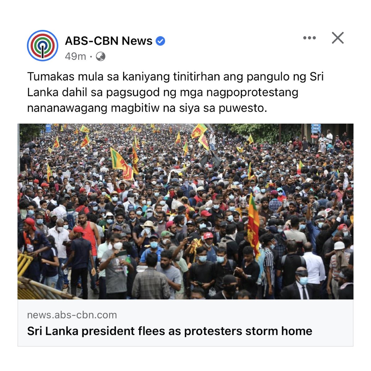 Tapos after 36 years sasabihin nung mga trolls ng presidente nila na golden age ng Sri Lanka nung panahon ngayon at puro paninira lang yung naganap tapos ie-elect nila ulit nila yung anak. Sri Lanka don’t be like the Pilipens.