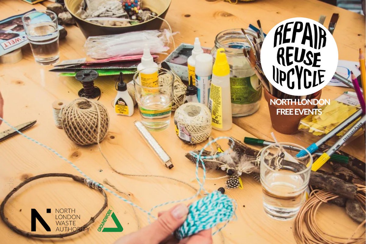 GroundworkLON's tweet photo. Want to upcycle your household items but don’t know how?🤷♀️
Come along to our Upcycling event with @connectNLWA in Walthamstow on 23rd July! You can learn how to craft using just recycled textiles!
Save a space at a FREE workshop > https://t.co/hEhHkntRc5
#repairreuserecycle https://t.co/o0cx0ew1kR