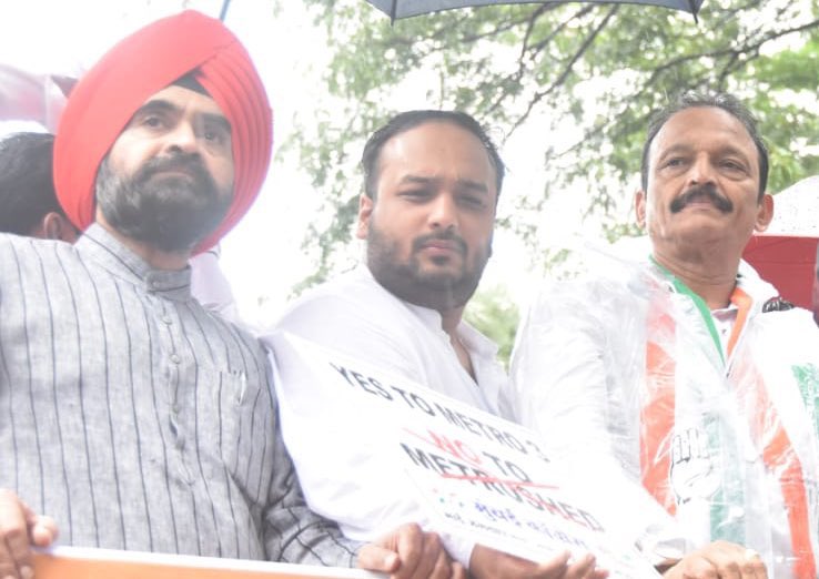 zeeshanBabaS's tweet image. At the #SaveAarey protest along with my mumbai youth congress team organised by @INCMumbai. @BhaiJagtap1 ji, @sanjaynirupam ji,@AslamShaikh_MLA ji,@Charanssapra ji and other senior congress leaders were present.