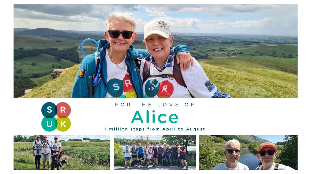 WeAreSRUK's tweet image. Though it's no longer June, you don't have to stop #WalkingForSRUK! 
The ladies aiming to complete 1 million steps For The Love of Alice started in April and finish in August.
They've done over 800,000 steps so far, and spread the word about scleroderma: bit.ly/39je6Kf