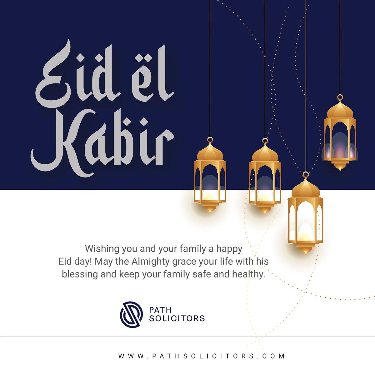 path_solicitors's tweet photo. Wishing you and your family a happy Eid day! May the Almighty grace your life with His blessing and keep your family safe and happy.
#EidelKabir
#Pathsolicitors
#Abujalawfirm https://t.co/nUyiLsE5tT