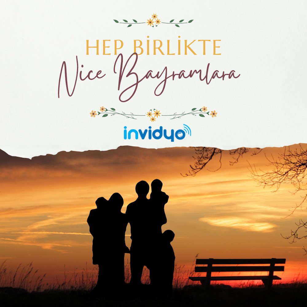 Sevdiklerinizle nice mutlu bayramlar geçirmeniz dileğiyle...
Bayramınız kutlu olsun!