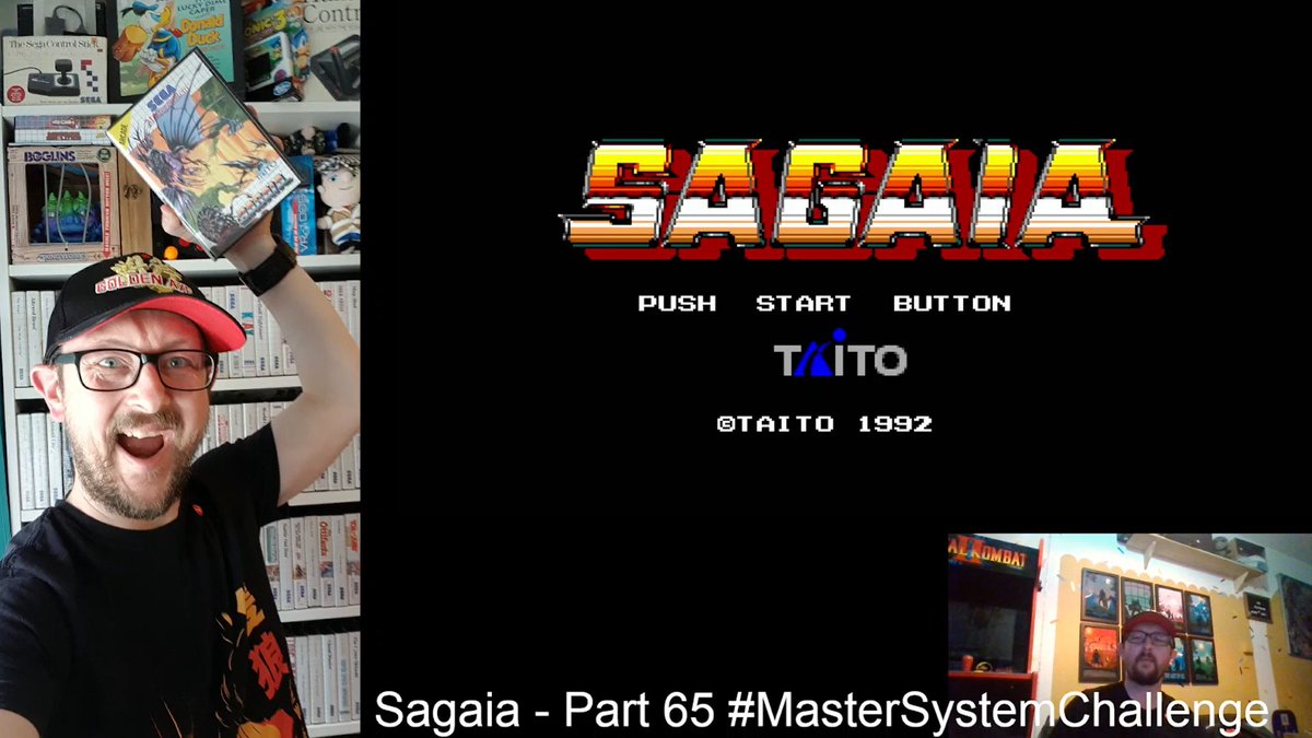 It's time for a brand new #MasterSystemChallenge. This week we're doing a high score, 1 credit run on Sagaia (no continues). Emulation welcome but no save states or cheat codes. All are welcome.

Rules and details are explained in the video below, Enjoy!

youtu.be/71oZXUimF8k