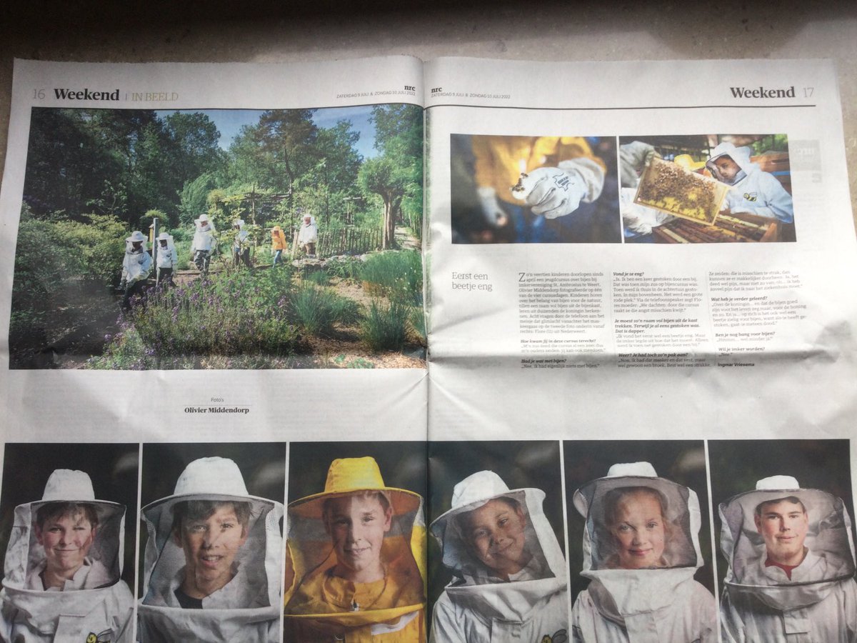 ditistoeval's tweet photo. ⁦@nrc⁩ brengt imkercursus voor kinderen in ⁦@gemeenteweert⁩ mooi in beeld
#naruurenmilieucentrum #DeIJzerenMan #SintAmbrosius #biodiversiteit #investerenintoekomst #zokanhetook https://t.co/Wo6nlgtpV2