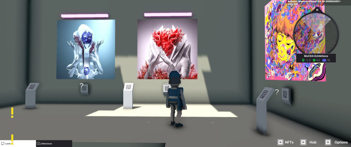 MiraSteppe's tweet photo. @TheSandboxGame @MOCDA_ I just participated in the #TheSandbox weekly contest for a chance to win 200 mSAND! Here is my favorite piece from the ‘Impossible Worlds’ exhibition, check out my screenshot below!
👇 https://t.co/uqqDzjzXbW