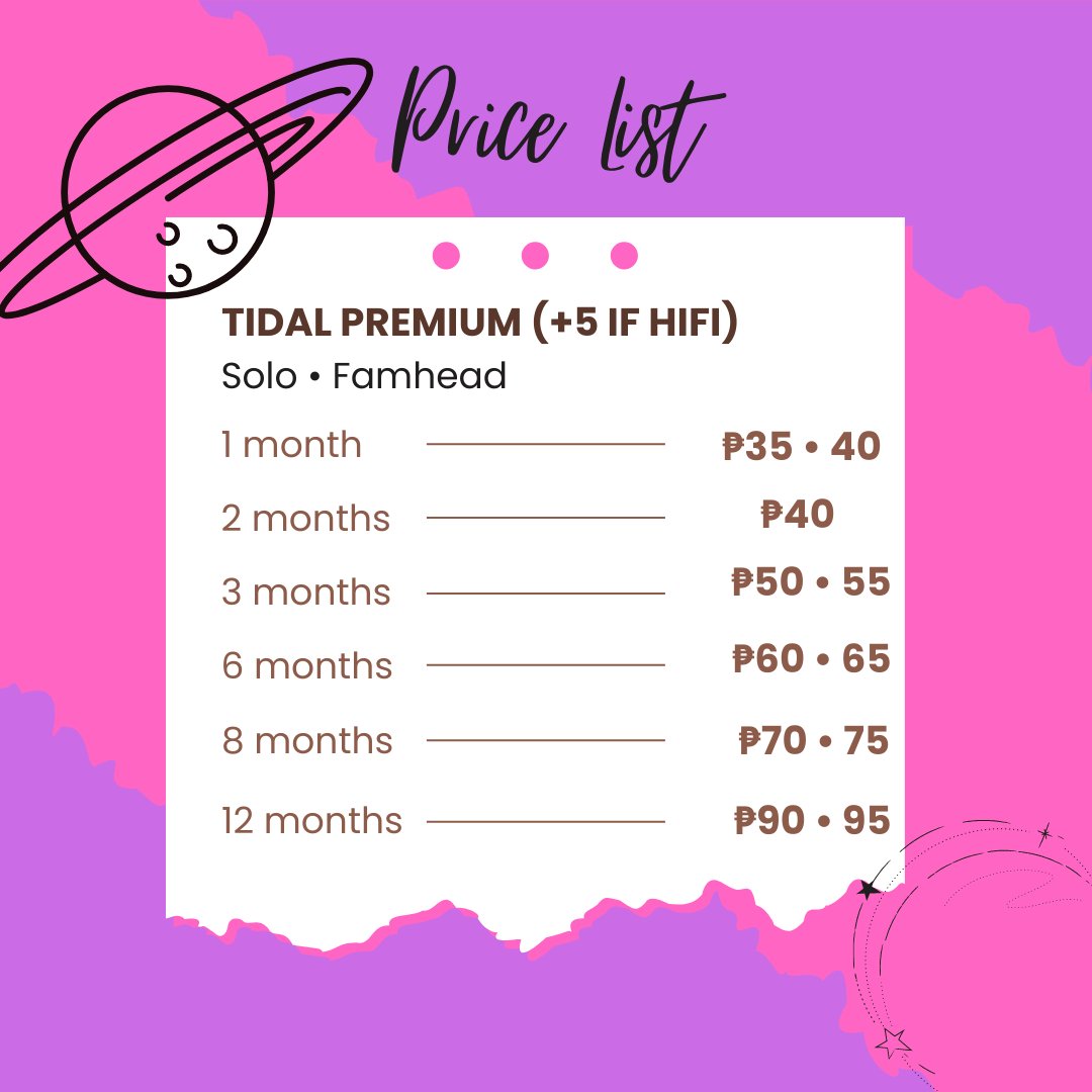 universeprems's tweet photo. DM me if you want to avail Tidal Premium <3

🏷️: lf wtb lfs netflix youtube disney+ iqiyi we tv vip hulu hbo go max spotify apple music premium grammarly canva turnitin quillbot academia scribd skillshare studocu mathway coursehero quizlet duolingo lumosity zookal ms 365 unlock https://t.co/p14IhB4IU6