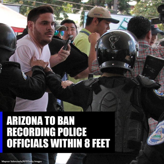 Arizona Gov. Doug Ducey, a Republican, signed a bill banning civilians