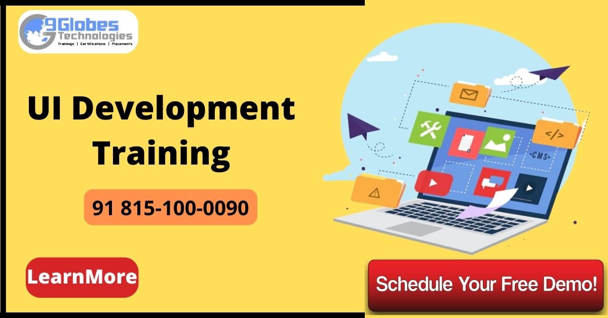 Learn UI Developer &amp; Become JOB READY · 100% Placement Support till you get Job · Learn UI Developer Course from 12+ years Experienced Trainer.
More Details :- 9globes.com
#placement #support #ui #developer