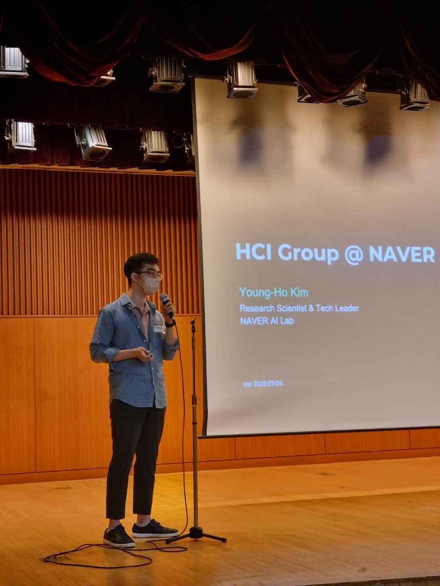 YounghoHCI's tweet photo. Amazing experience to join SIGCHI Korea local chapter summer event, my first in-person HCI meetup since COVID. Great to meet other folks after years, as well as to have inspiring conversations with professors and students! Thank you @hyunggu @AndreaHCI for hosting the event! https://t.co/6tlw0XlAcH
