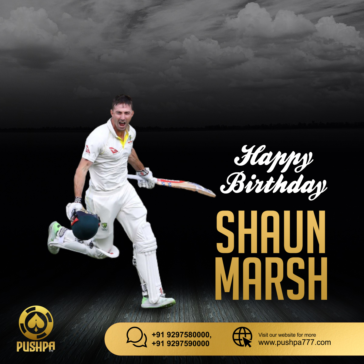 Happy Birthday Shaun Marsh      