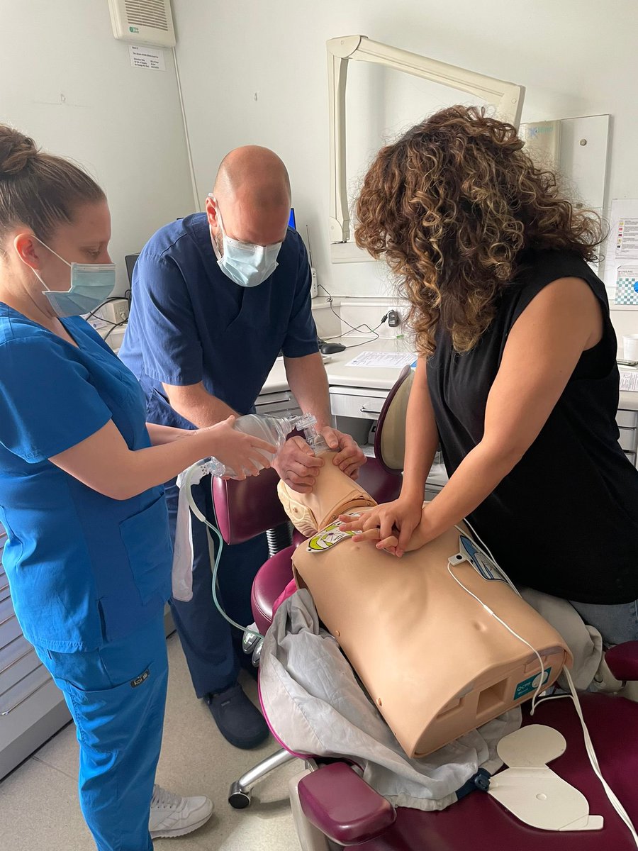 A useful morning this week spent with the team polishing our medical emergency training.  We hope not to need it but it’s important we are confident how to handle these situations. (My mask isn’t over my eyes btw 🤦🏻‍♂️!)
