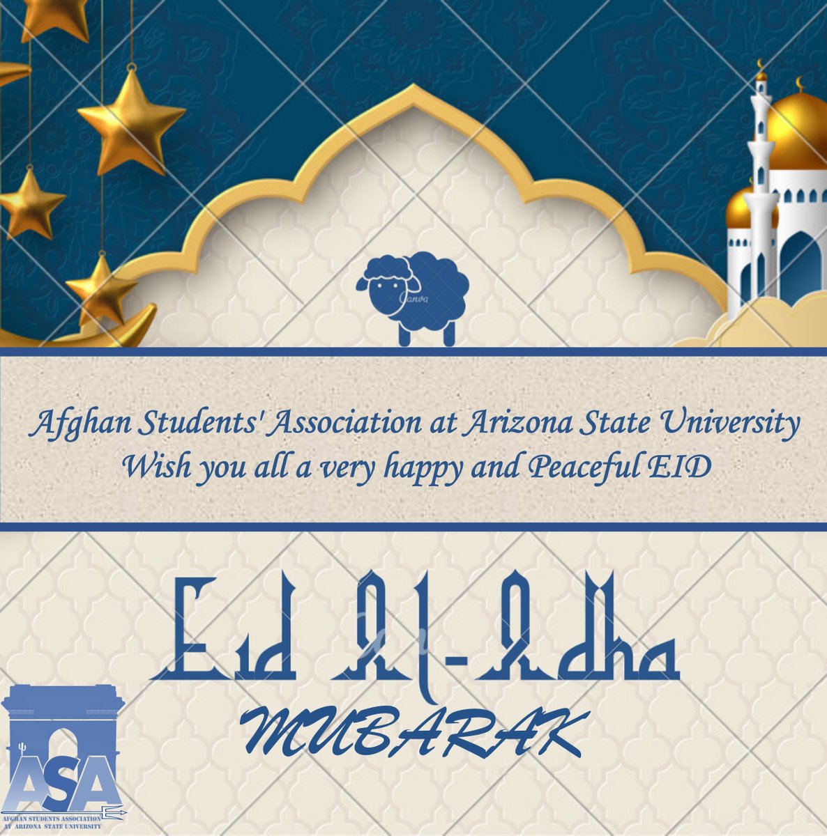 ASAatASU_'s tweet photo. #EidMubarak to all those celebrating.
#HappyEidAlAdha https://t.co/DoGU4O4lTb